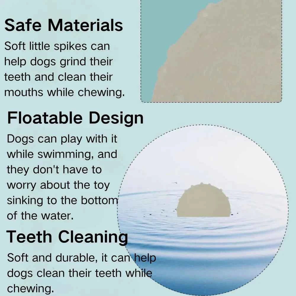 Safe Glow In The Dark Dog Toy Floatable Interactive Ball