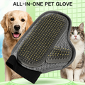 Pet Bath Glove Grooming Brush Needle Comb for Massage