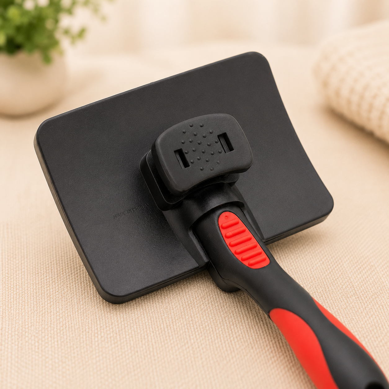Self-Cleaning Slicker Pet Grooming Brush