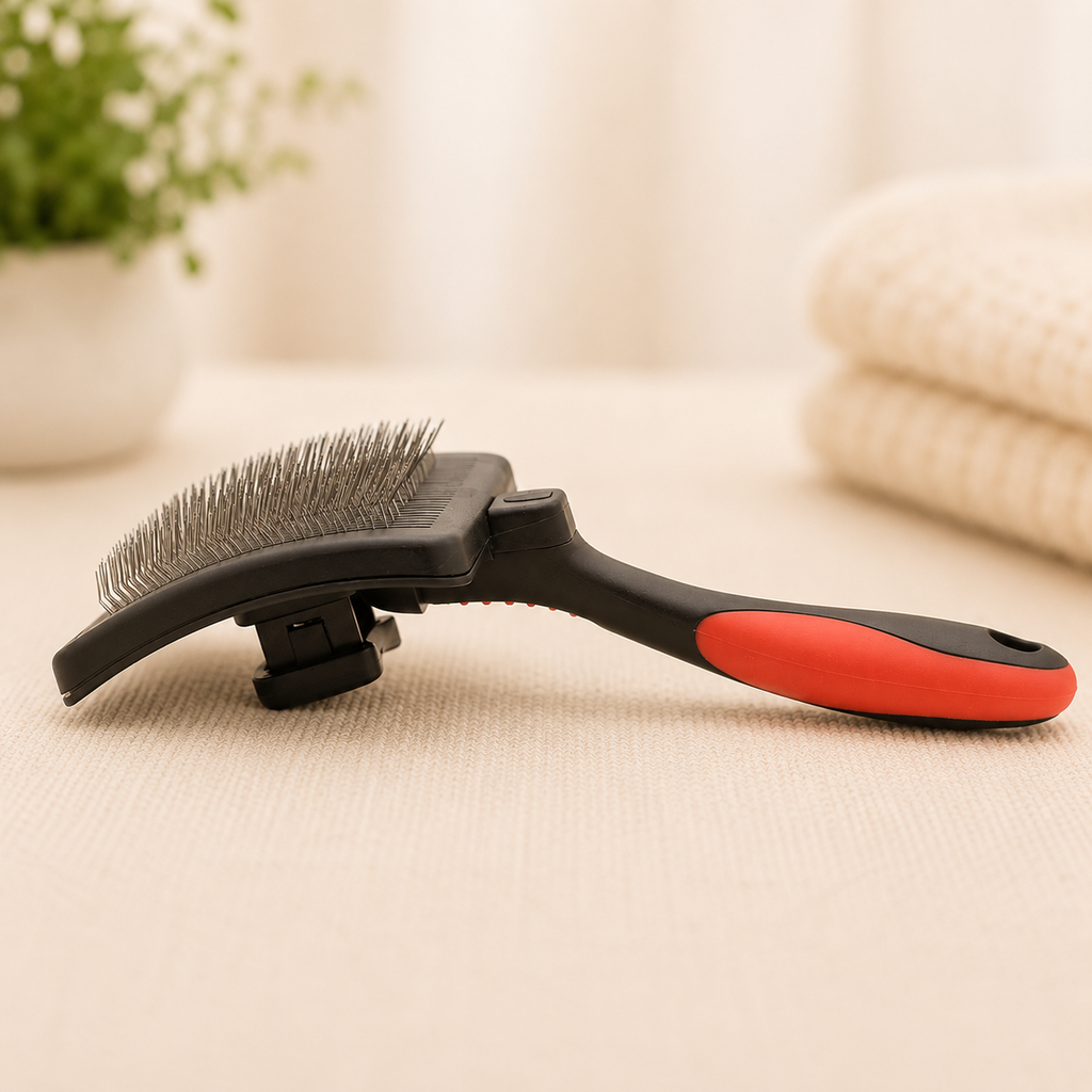 Self-Cleaning Slicker Pet Grooming Brush